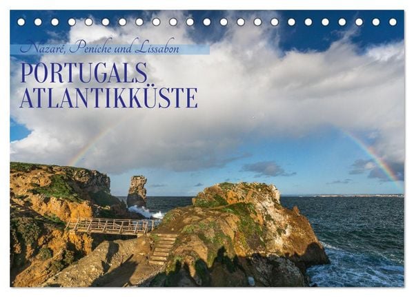 Produktbild: Portugals Atlantikk&uuml;ste (Tischkalender 2026 DIN A5 quer), CALVENDO Monatskalender