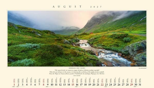 Produktbild: Panorama Norwegen 2027 Wandkalender
