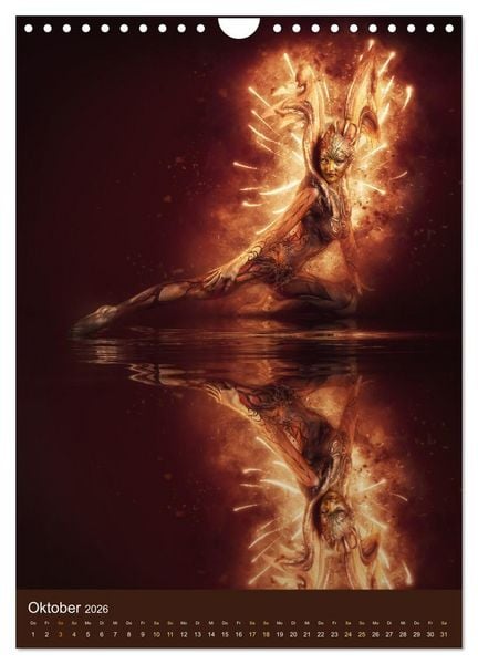 Produktbild: Bodypainting Adventures - Farbe auf nackter Haut (Wandkalender 2026 DIN A4 hoch), CALVENDO Monatskalender