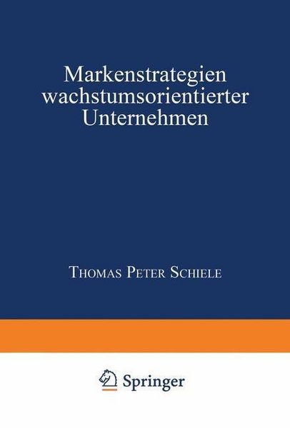 Produktbild: Markenstrategien wachstumsorientierter Unternehmen