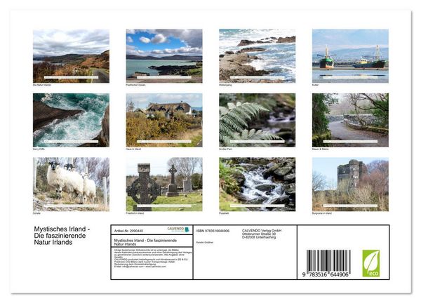Produktbild: Mystisches Irland - Die faszinierende Natur Irlands (Wandkalender 2026 DIN A4 quer), CALVENDO Monatskalender
