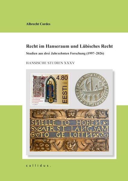 Produktbild: Recht im Hanseraum und L&uuml;bisches Recht