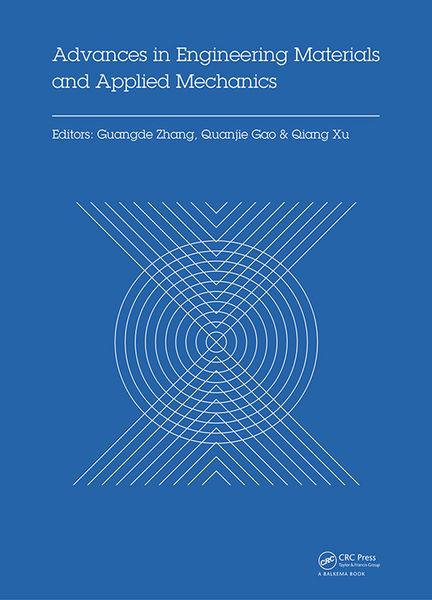 Produktbild: Advances in Engineering Materials and Applied Mechanics