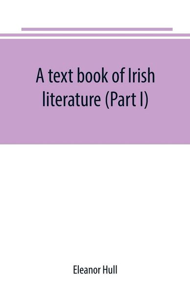 Produktbild: A text book of Irish literature (Part I)