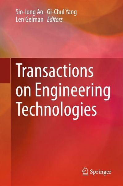 Produktbild: Transactions on Engineering Technologies