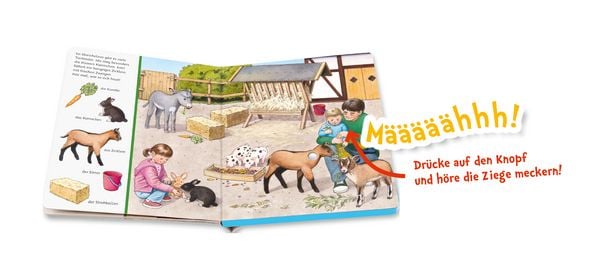 Produktbild: Sachen suchen, Sachen h&ouml;ren: Bei den Tierkindern