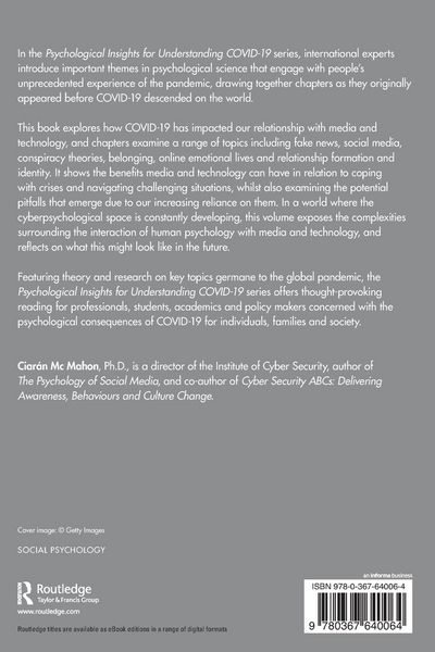 Produktbild: Psychological Insights for Understanding COVID-19 and Media and Technology