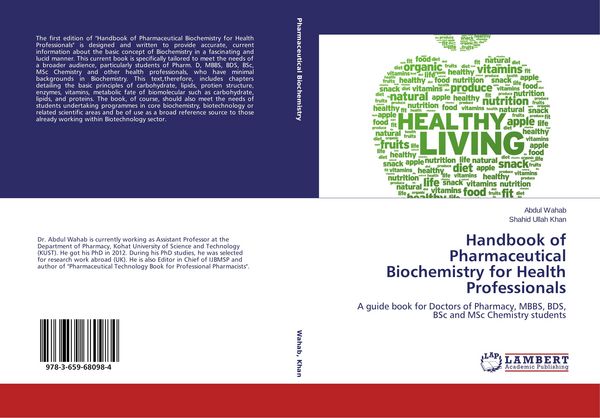 Produktbild: Handbook of Pharmaceutical Biochemistry for Health Professionals
