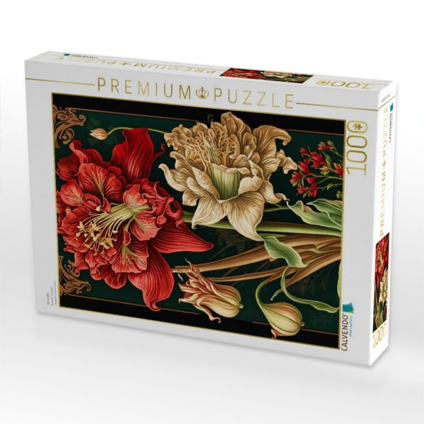 Produktbild: CALVENDO Puzzle Amaryllis | 1000 Teile Lege-Gr&ouml;&szlig;e 64x48cm Foto-Puzzle f&uuml;r gl&uuml;ckliche Stunden