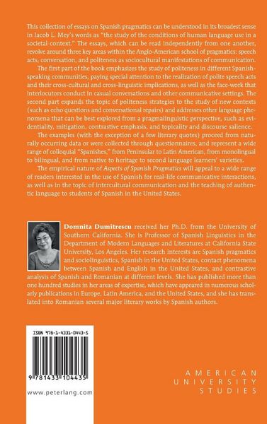 Produktbild: Aspects of Spanish Pragmatics