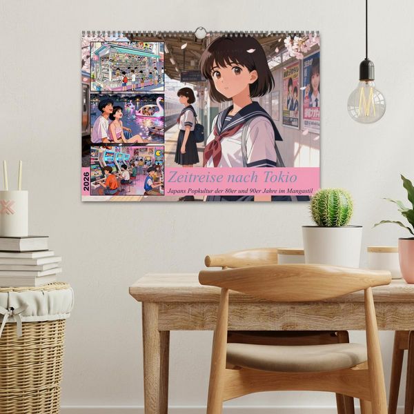 Produktbild: Zeitreise nach Tokio (Wandkalender 2026 DIN A3 quer), CALVENDO Monatskalender