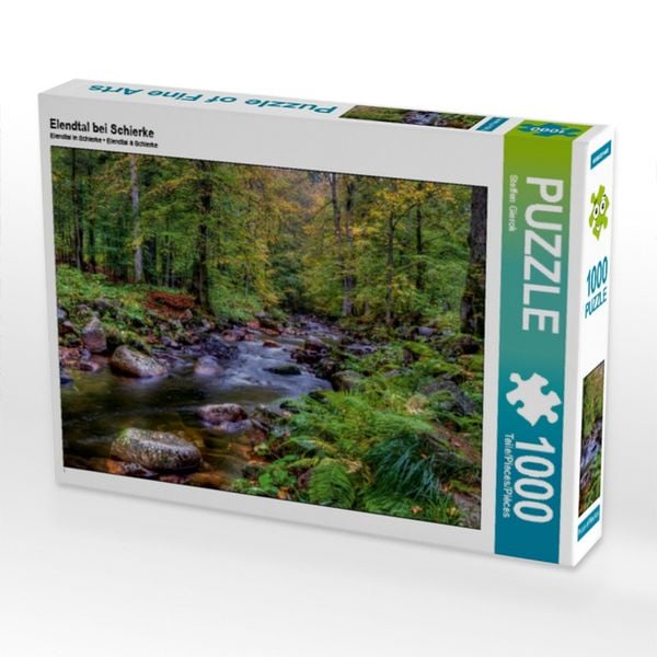 CALVENDO Puzzle Elendtal bei Schierke | 1000 Teile Lege-Größe 64x48cm Foto-Puzzle für glückliche Stunden
