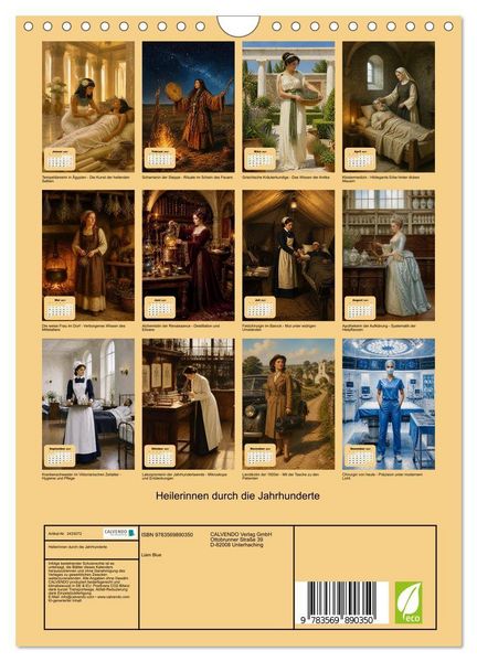Produktbild: Heilerinnen durch die Jahrhunderte (Wandkalender 2027 DIN A4 hoch), CALVENDO Monatskalender