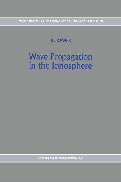 Produktbild: Wave Propagation in the Ionosphere