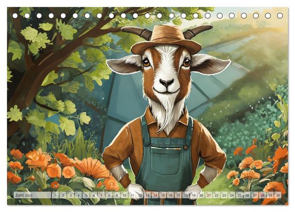 Produktbild: Tierische Metaphern (Tischkalender 2026 DIN A5 quer), CALVENDO Monatskalender