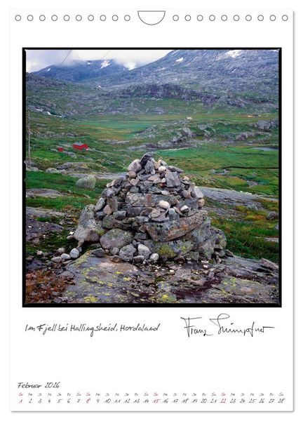 Produktbild: Norwegen analog (Wandkalender 2026 DIN A4 hoch), CALVENDO Monatskalender