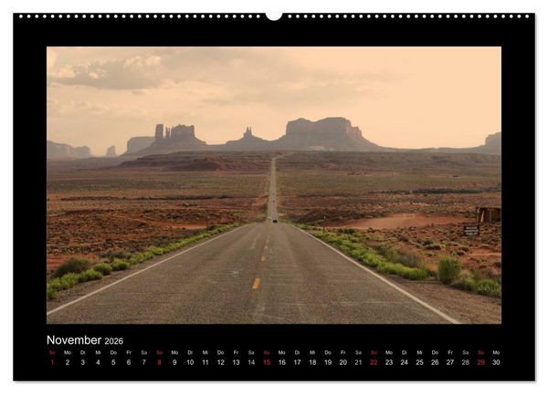 Produktbild: Amerikas wilder Westen (Wandkalender 2026 DIN A2 quer), CALVENDO Monatskalender