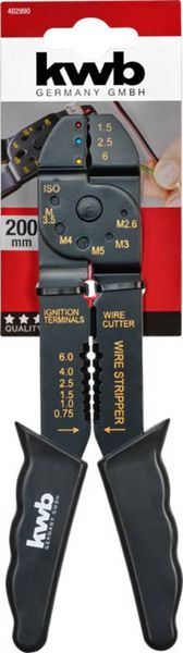 Produktbild: Kwb 402990 Crimpzange 0.75 bis 6mm&sup2;