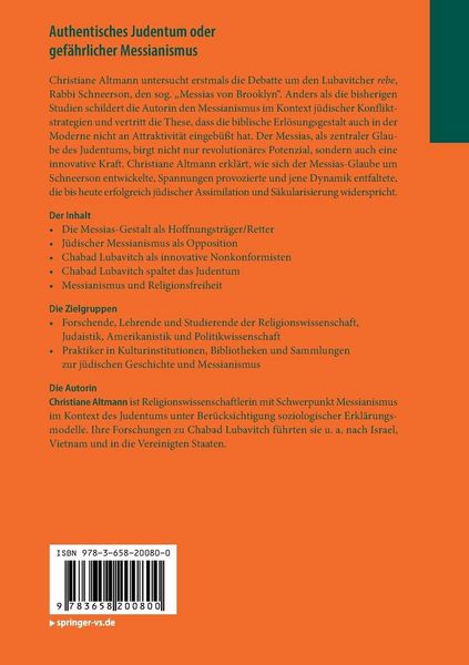 Produktbild: Authentisches Judentum oder gef&auml;hrlicher Messianismus