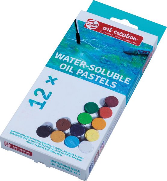 Produktbild: &Ouml;lpastelle wassermischbar 12er