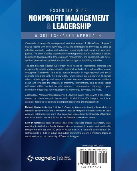 Produktbild: Essentials of Nonprofit Management and Leadership