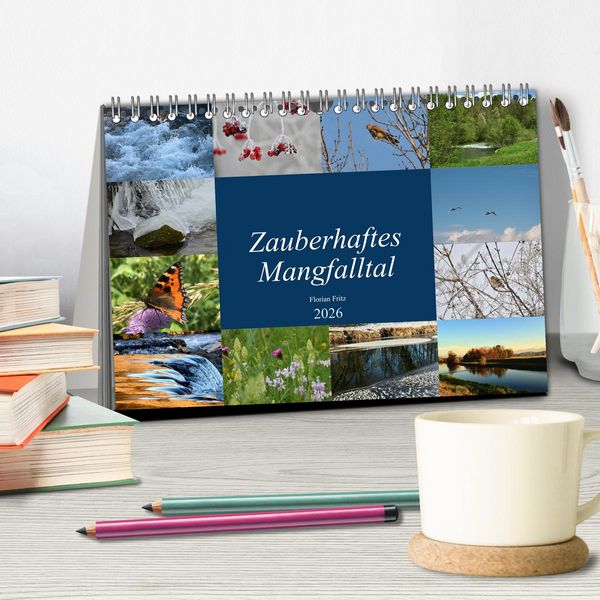 Produktbild: Zauberhaftes Mangfalltal (Tischkalender 2026 DIN A5 quer), CALVENDO Monatskalender