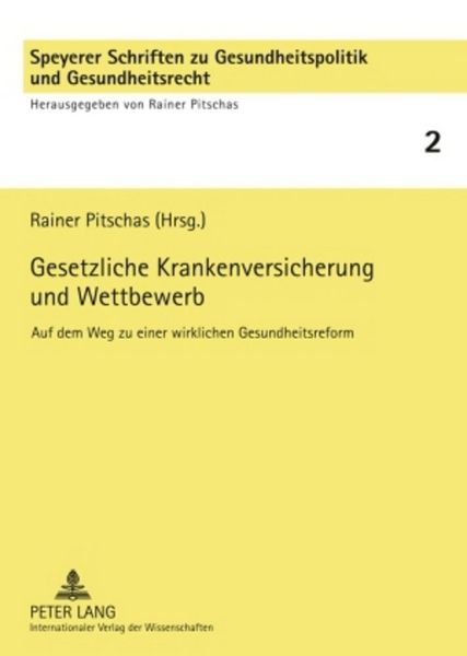 Produktbild: Gesetzliche Krankenversicherung und Wettbewerb