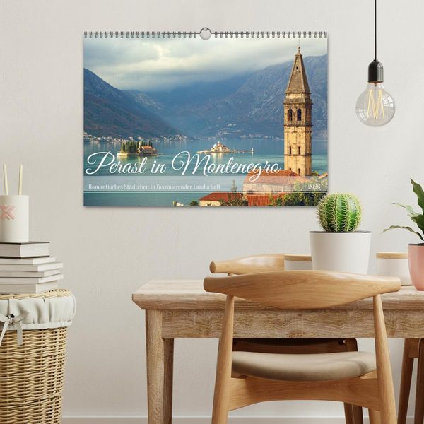 Produktbild: Perast in Montenegro - Romantisches St&auml;dtchen in faszinierender Landschaft (Wandkalender 2026 DIN A3 quer), CALVENDO Monatskalender