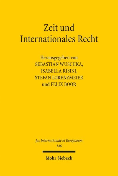 Produktbild: Zeit und Internationales Recht