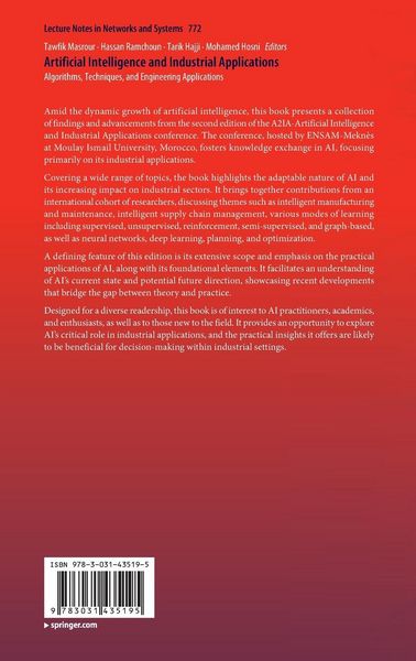 Produktbild: Artificial Intelligence and Industrial Applications