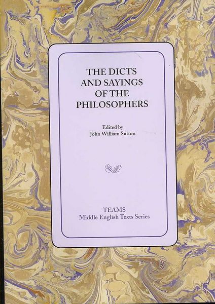 Produktbild: The Dicts and Sayings of the Philosophers