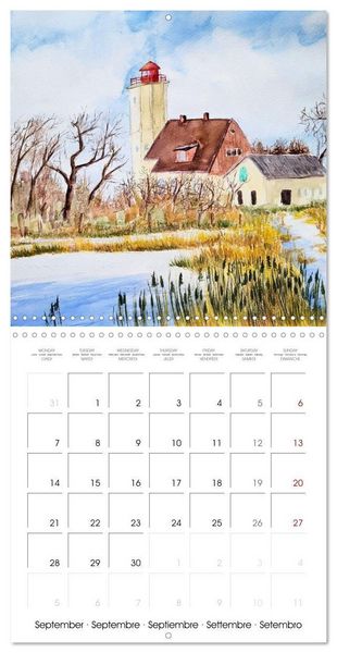 Produktbild: Winter paintings (Wall Calendar 2026 12 &times; 12 Inch) CALVENDO 12 Month Wall Calendar