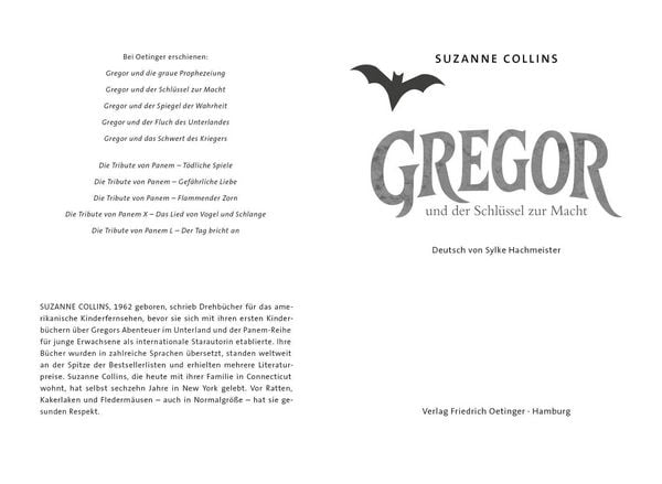Produktbild: Gregor 2. Gregor und der Schl&uuml;ssel zur Macht