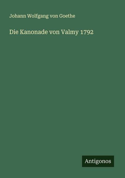 Produktbild: Die Kanonade von Valmy 1792