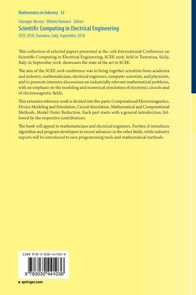 Produktbild: Scientific Computing in Electrical Engineering