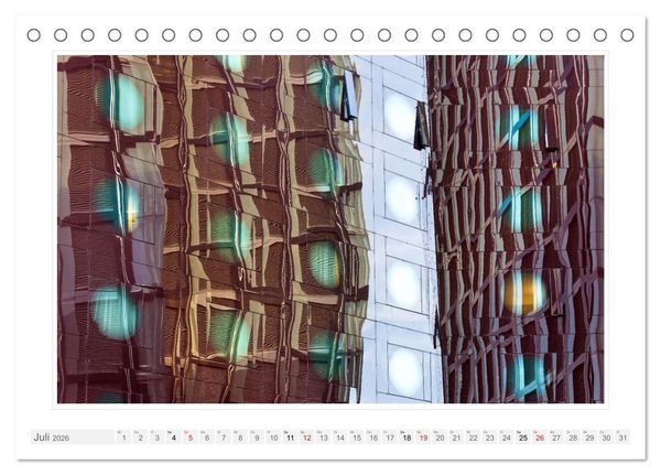 Produktbild: Spiegelnde Fassaden (Tischkalender 2026 DIN A5 quer), CALVENDO Monatskalender