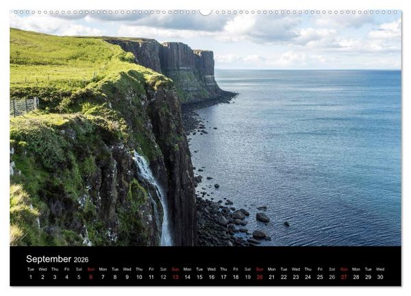 Produktbild: Skye - Scottish islands (High Quality Premium Wall Calendar 2026 DIN A2 landscape),CALVENDO 12 Month Wall Calendar
