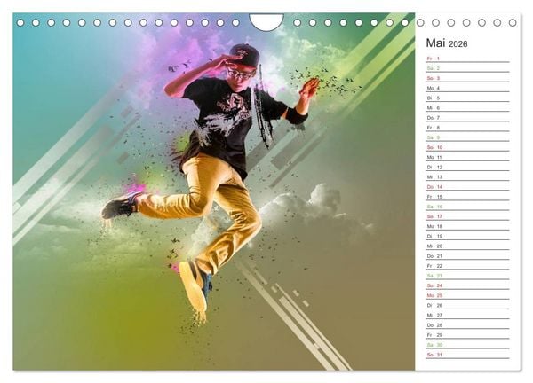 Produktbild: HipHopDance (Wandkalender 2026 DIN A4 quer), CALVENDO Monatskalender