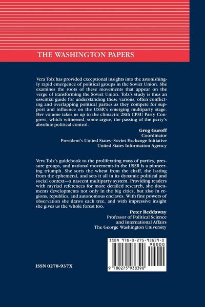 Produktbild: The USSR's Emerging Multiparty System