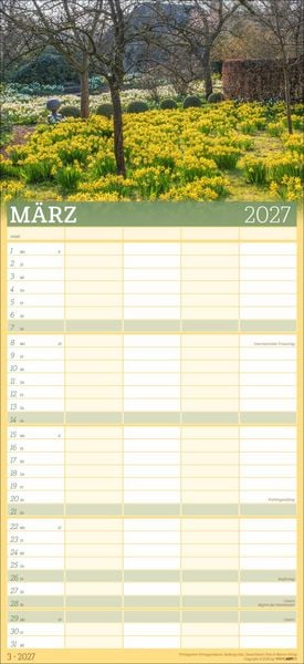 Produktbild: Garten Familienplaner 2027