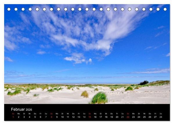 Produktbild: Ostfriesische Inseln (Tischkalender 2026 DIN A5 quer), CALVENDO Monatskalender