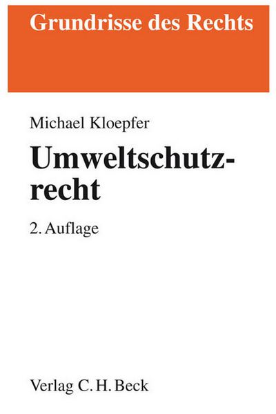 Produktbild: Kloepfer, M: Umweltschutzrecht