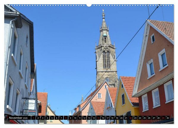 Produktbild: Reutlingen - Tor zur Schw&auml;bischen Alb (Wandkalender 2026 DIN A2 quer), CALVENDO Monatskalender