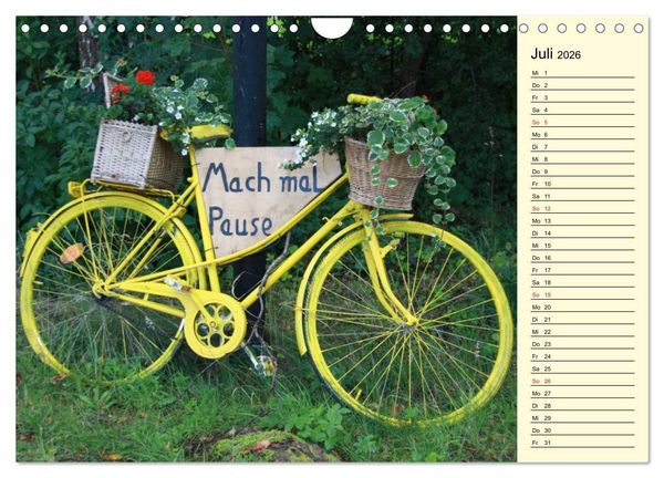 Produktbild: Drahtesel-Allerlei (Wandkalender 2026 DIN A4 quer), CALVENDO Monatskalender