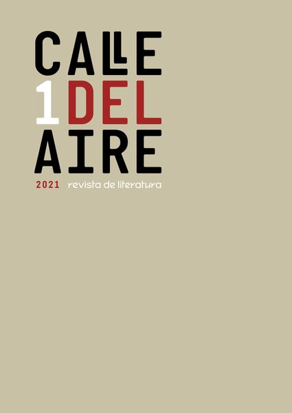 Produktbild: Calle del Aire. Revista de literatura. 1