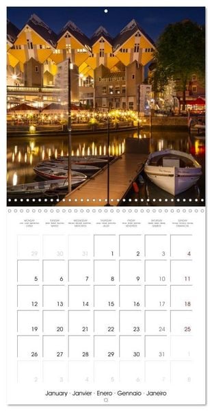 Produktbild: ROTTERDAM Highlights (Wall Calendar 2026 12 &times; 12 Inch) CALVENDO 12 Month Wall Calendar