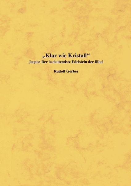 Produktbild: Klar wie Kristall