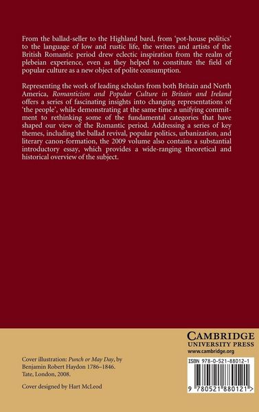 Produktbild: Romanticism and Popular Culture in Britain and Ireland