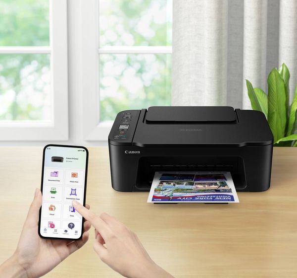 Produktbild: Canon PIXMA TS3750I EUR BK Multifunktionsdrucker Tintenstrahl Farbe A4 Drucker, Scanner, Kopierer Duplex, USB, WLAN
