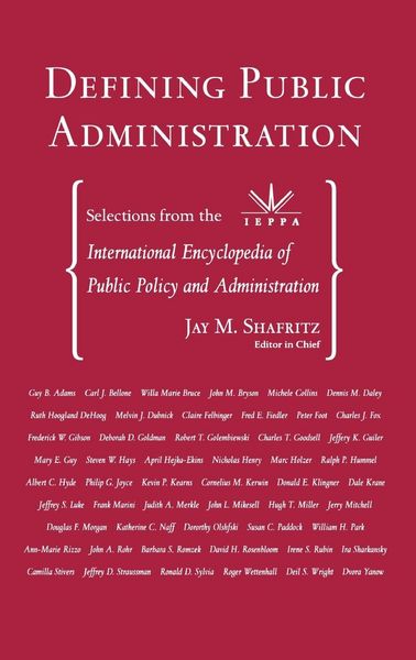 Produktbild: Defining Public Administration
